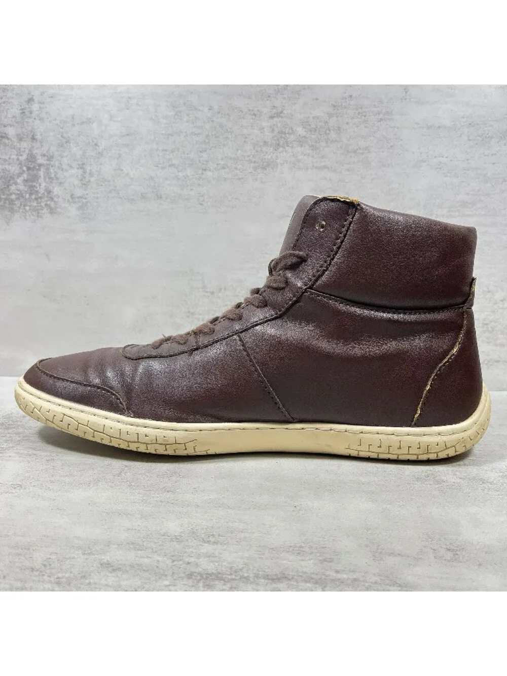 Piloti Apex High Top Leather Driving Sneakers - Men's Size 9.5 - Brown